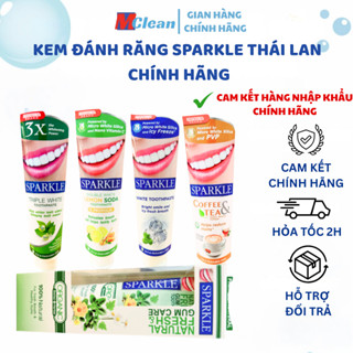 Kem Đánh Răng Sparkle Thái Lan Làm Trắng Răng Chống Sâu Răng ,Thuốc Đánh Răng Tẩy Ố Vàng Giúp Răng Chắc Khỏe