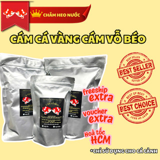  Cám cá vàng - cám vỗ béo - túi 1kg - đạm cực cao giúp cá cảnh lên size nhanh phát triển tốt 