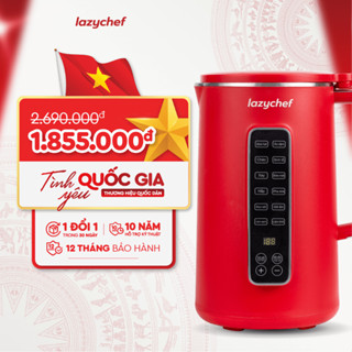 Máy Làm Sữa Hạt 12in1 Lazychef Dòng Premium 1200ml, Máy Xay Nấu Đa Năng, Máy Xay Sinh Tố, Nắp Thủy Tinh