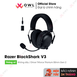 Tai nghe không dây Razer BlackShark V3 (Hàng chính hãng)