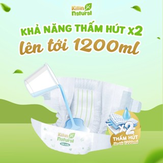 TẶNG XE CHÒI CHÂN khi mua Combo 3 bịch tã bỉm Kitin Natural mỏng thoáng, tinh chất trà xanh