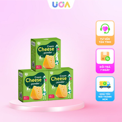 Bột phô mai rau củ Mămmy bổ sung canxi và chất xơ cho bé 6 tháng [Hộp 30g]