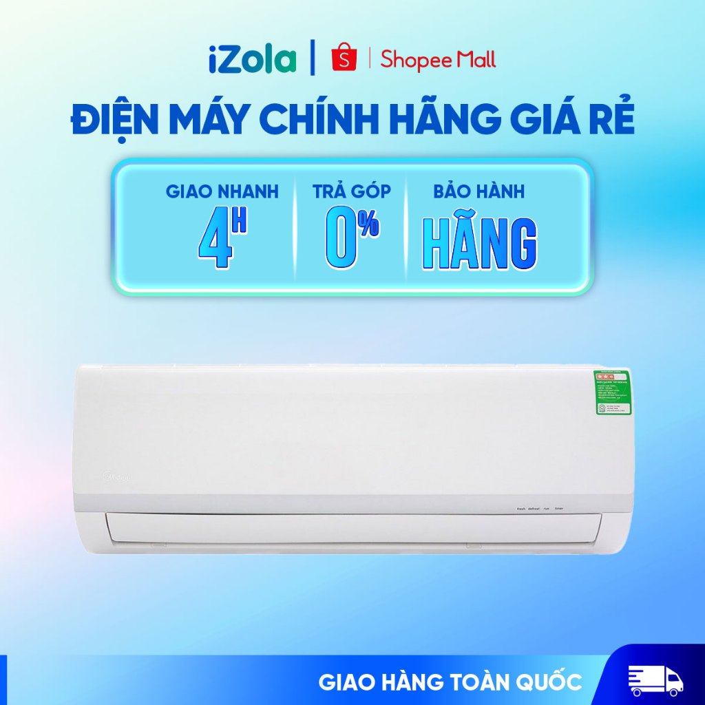 MSAFII-24CRN8 - Điều hòa Midea 1 chiều 24.000Btu MSAFII-24CRN8 - Hàng chính hãng