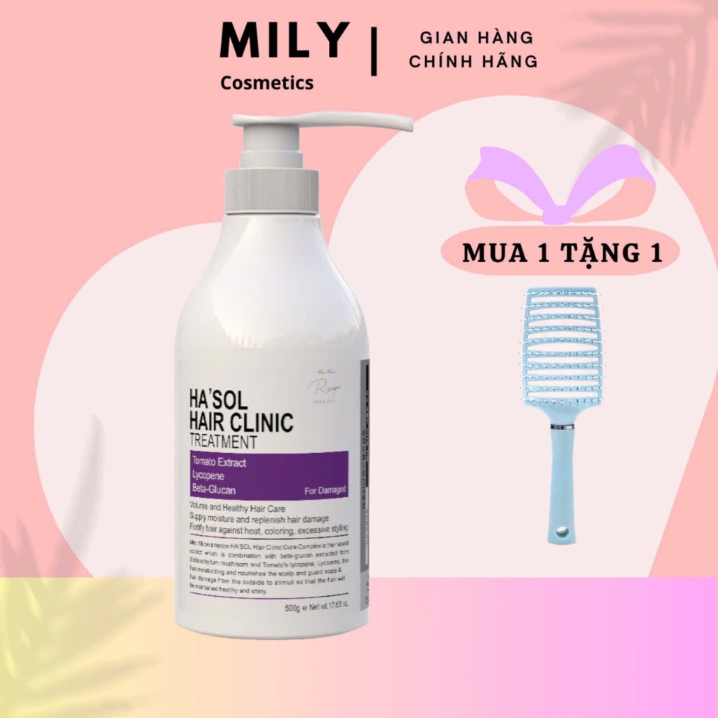 Kem Ủ Tóc Hasol Hair Clinic Treatment Phục Hồi Hư Tổn Và Giảm Gãy Rụng, Dưỡng Tóc Mềm Mượt, Chắc Kho