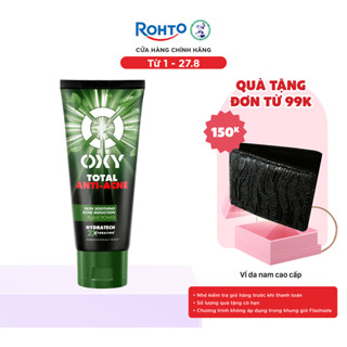 Sữa rửa mặt cho nam Oxy sạch sâu giảm mụn kiểm soát nhờn dạng kem Oxy Total Anti Acne 100g 