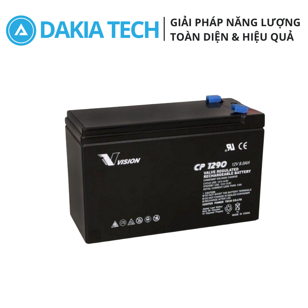Ắc quy Vision 12V 9Ah Model CP1290