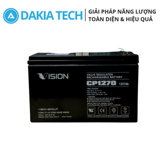 Ắc quy vision 12v 7ah model cp1270