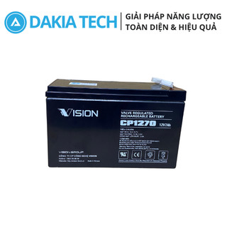 Ắc quy Vision 12V 7Ah Model CP1270
