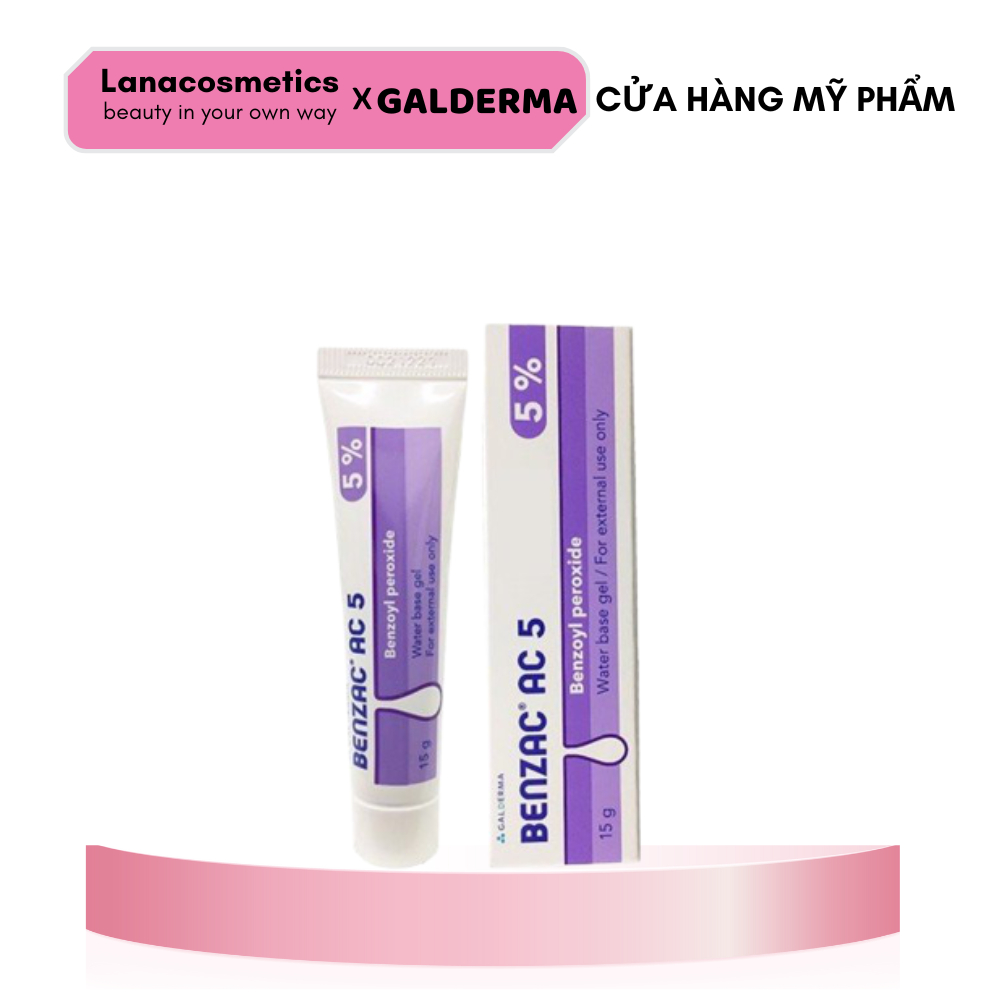 Kem Giảm Mụn Galderma Benzac AC 5% 15g