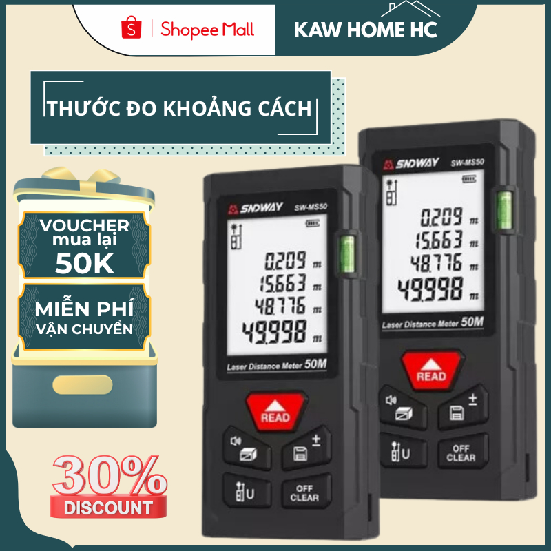 Thước đo khoảng cách bằng tia laser KAW - Độ chính xác cao - chất lượng cao