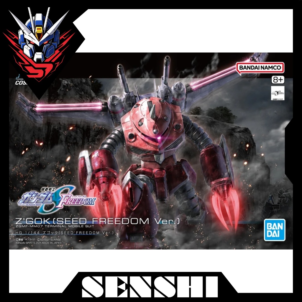 Mô hình lắp ráp HG CE Z'Gok (Seed Freedom ver.)