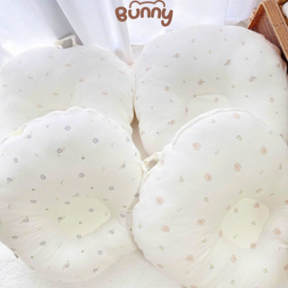 Gối Chống Trào Ngược Kidworlds Bunny Đệm Chống Trào Ngược Xô Muslin, Cotton Trần Bông, Waffle Organic Cho Bé Sơ Sinh