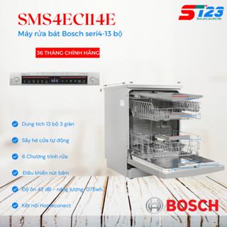 Máy Rửa Bát Bosch Serie 4 SMS4ECI14E – Giải Pháp Rửa Bát Tiện Nghi, Hiện Đại Cho Mọi Gia Đình