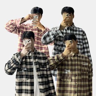 Áo sơ mi Flannel BOIZCLUB Classic form rộng nhiều màu