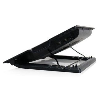 Đế Tản Nhiệt LAPTOP Cooling Pad N99- 2quạt to, đèn LED sáng | đầu cắm USB.