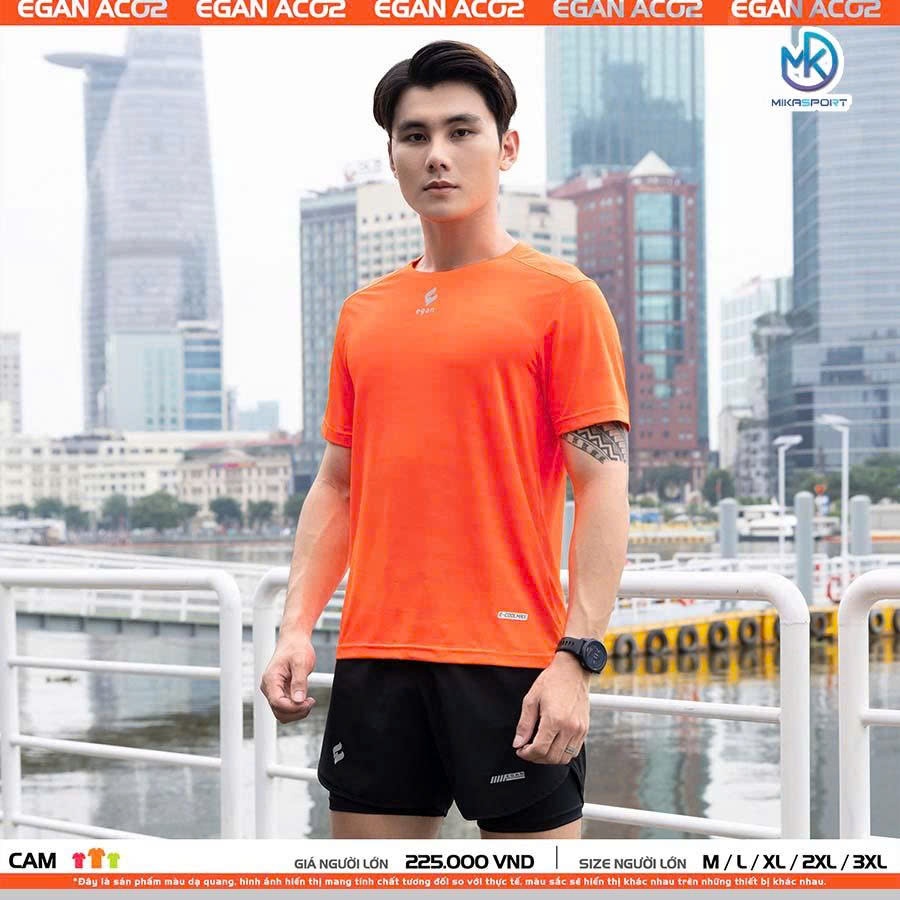 ÁO CHẠY BỘ EGAN CHÍNH HÃNG EGAN 02 THOÁNG KHÍ NHẸ MÁT MỚI NHẤT