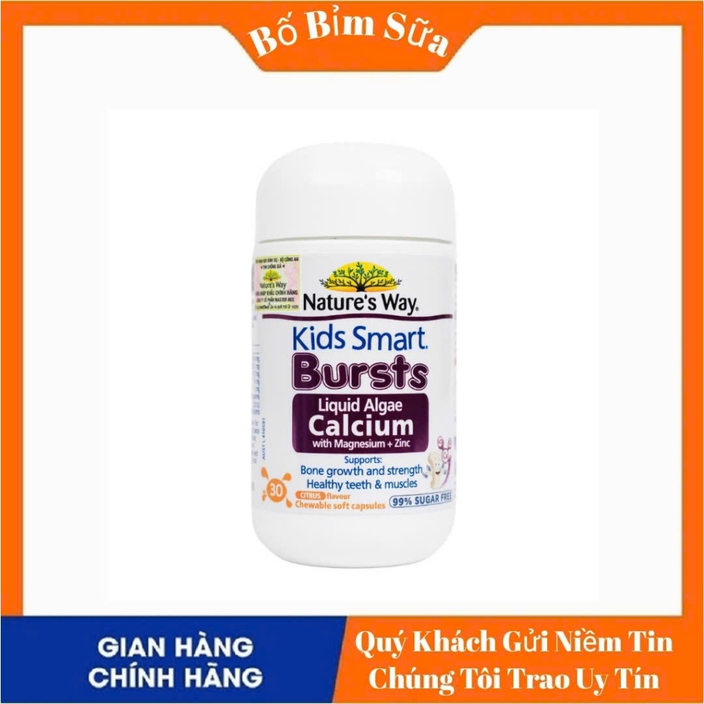 [ Chính Hãng ] Nature's Way - Calci Tổ Ong Tảo Biển Đỏ Aquamin F Bổ Sung Vitamin D3K2