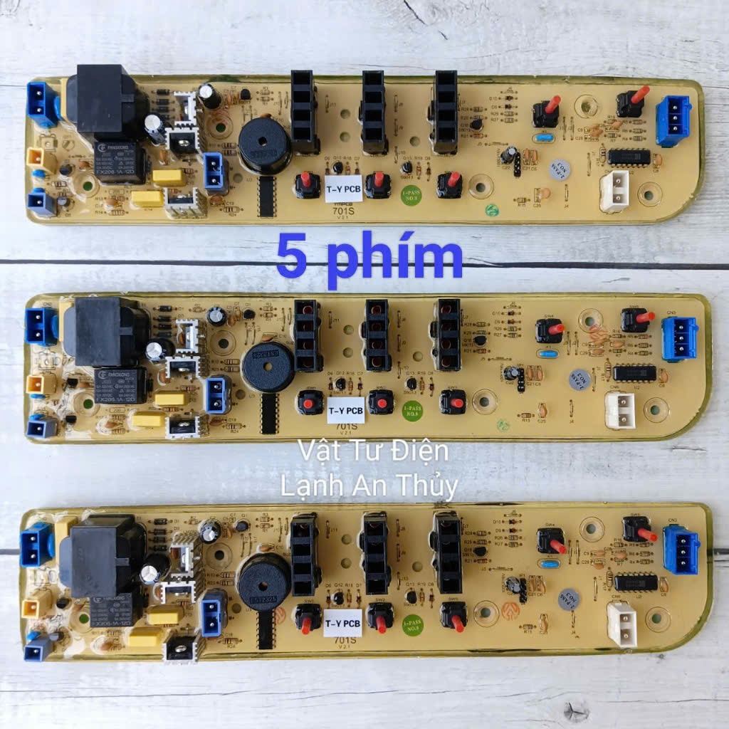 Bo mạch máy giặt MIDEA 5 phím