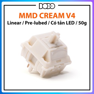 Switch MMD Cream V4 5 PIN Linear 50g công tắc bàn phím Switch MMD Cream V4 DoDo Gear