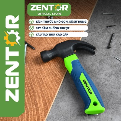 Búa Lùn Thép Nguyên Khối Zentor - Cán Dài Đóng Đinh Nhổ Đinh Chất liệu Thép Chống Hoen Gỉ Tay Cầm Chắc Chắn