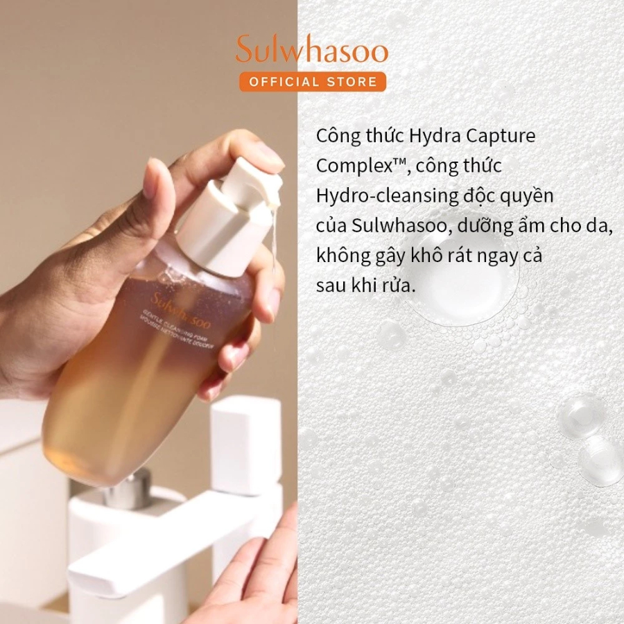 [Top 1 bán chạy] Sữa rửa mặt sạch sâu, dịu nhẹ Sulwhasoo Gentle Cleansing Foam 50ml mẫu mới - AB Authentic | BigBuy360 - bigbuy360.vn