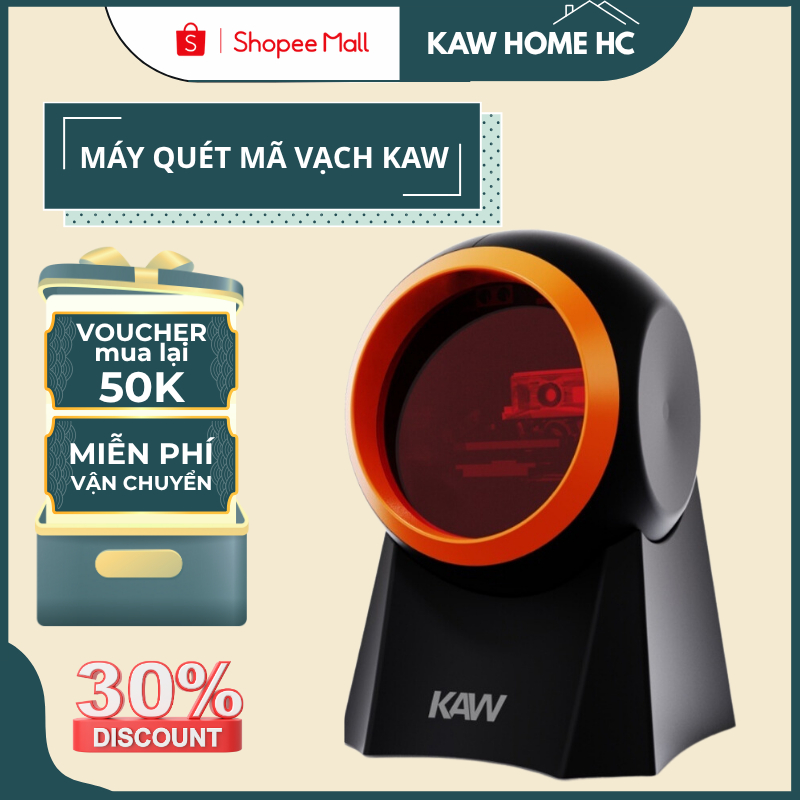 Máy quét mã vạch KAW  thông minh công nghệ CMOS