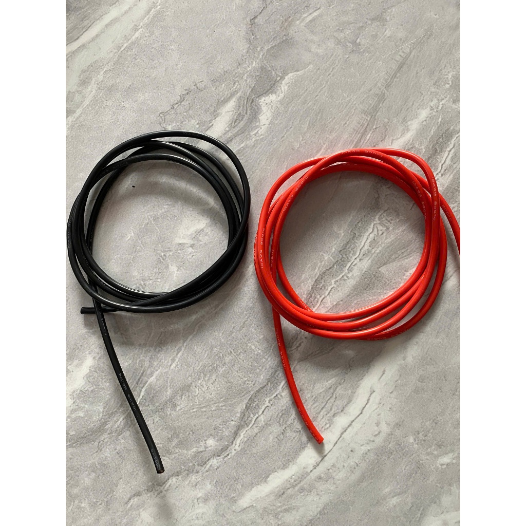 Dây điện chống cháy cao cấp silicon AWG 10 - loại dây lớn (Tính theo mét)