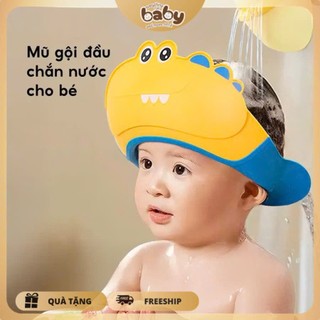 Mũ Gội Đầu Chắn Nước Chảy Vào Tai Và Mắt Bé Mũ Tắm Trẻ Em Mềm Mại Có Thể Điều Chỉnh Kích Thước- MTA SHOP