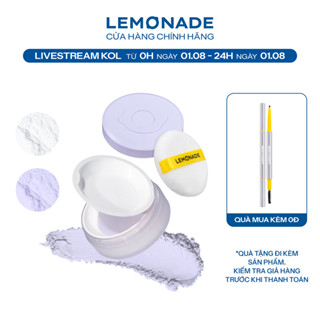 [LIVESTREAM KOL] Combo Lemonade Phấn Phủ Supermatte No Makeup Loose Powder 9g & Chì kẻ mày siêu mảnh Micro Eyebrow 0,1g