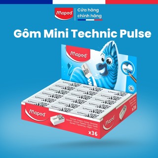 Gôm Mini Technic Pulse Maped SKU: 113050 - Tẩy Siêu Sạch, Thiết Kế Độc Đáo. Thương Hiệu Pháp [Chính Hãng]