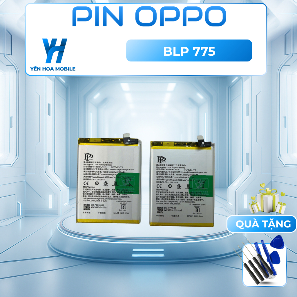 Pin BLP775 Cho Realme X3 / X3 Pro / X50 5G Dung Lượng Chuẩn - Bảo Hành 6 Tháng