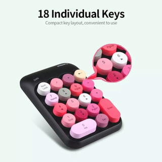 Bàn Phím Số Vi Tính Không Dây (2.4Ghz) MOFII X910 COLORFUL - Thiết Kế Đa Màu Sắc, Nhỏ Gọn