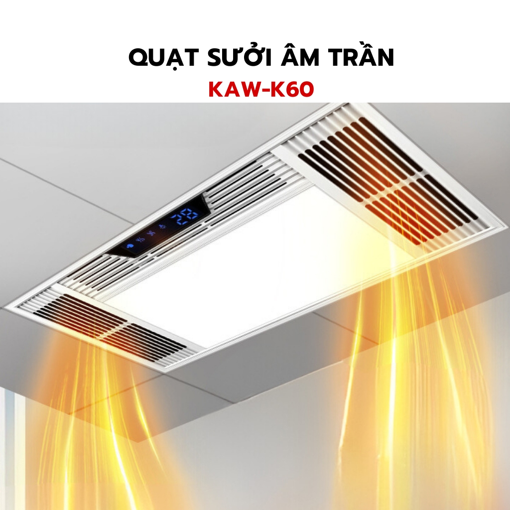 QUẠT SƯỞI ÂM TRẦN TLC 60x30 – GIẢI PHÁP SƯỞI ẤM HOÀN HẢO CHO MÙA ĐÔNG