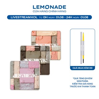 [LIVESTREAM KOL] Combo Lemonade Bảng mắt đa năng Aesthetic Multi-task Palette 10.8g & Chì kẻ mày siêu mảnh Micro Eyebrow