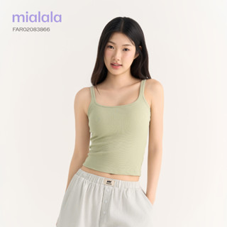 Áo hai dây cotton có đệm ngực êm ái co giãn 4 chiều Mialala 3866 FAR02083866