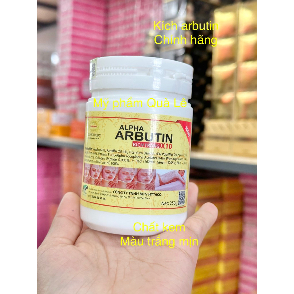 kem trắng da toàn thân giữ ẩm  i love today (arbutin 3c3 ) hủ 250gram chính hãng (có kèm hóa đơn)