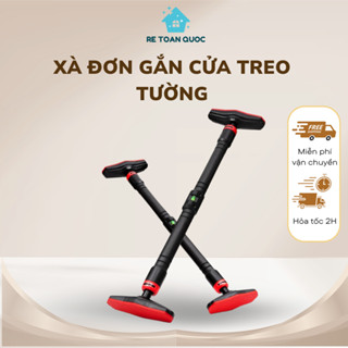 Xà đơn Gắn cửa Treo Tường Thể thao chốt cải tiến kích thước 70cm-130cm Đầu bám chắc chắn