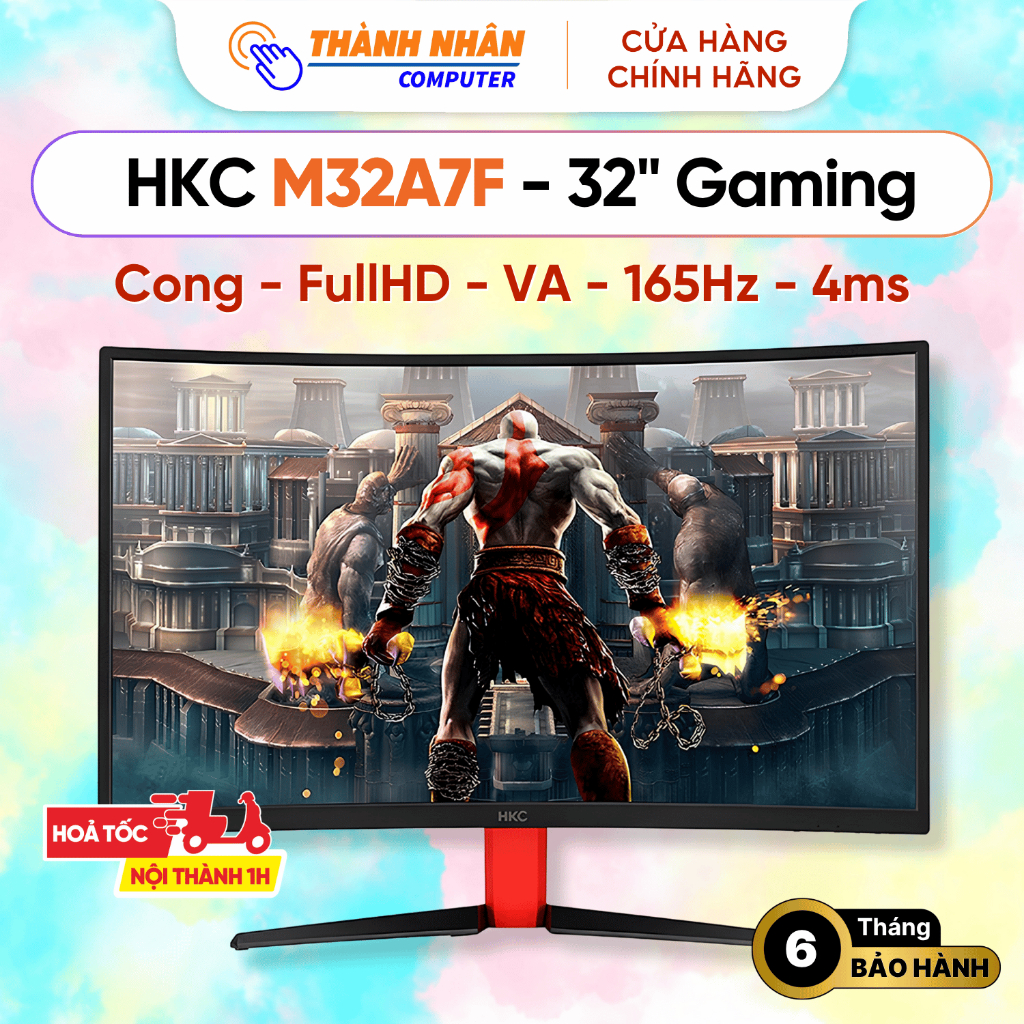 Màn hình HKC M32A7F (32inch - FullHD VA - 165Hz - 4ms)