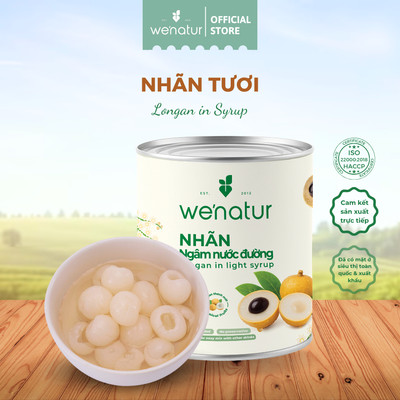 Nhãn Ngâm Nước Đường Đóng Lon 565g
