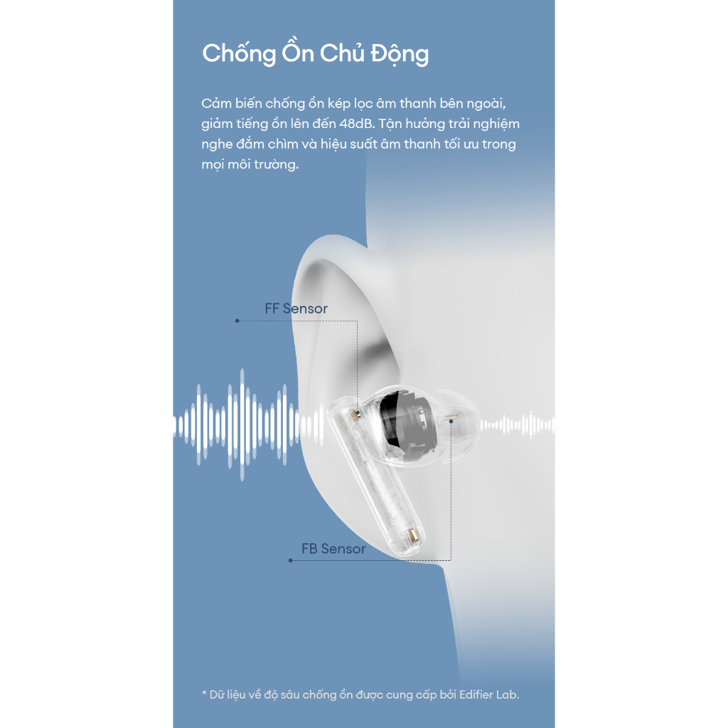 Tai Nghe Bluetooth Nhét Tai EDIFIER X5 PRO| Chống Ồn Chủ Động | Thời Gian Sử Dụng Tới 31H | Bảo Hành 15 Tháng | BigBuy360 - bigbuy360.vn