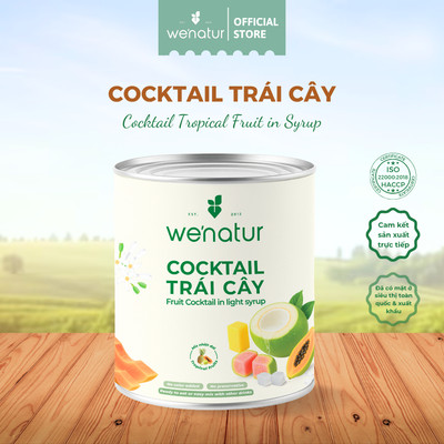Cocktail Trái Cây Nhiệt Đới Đóng Lon we'natur 565g