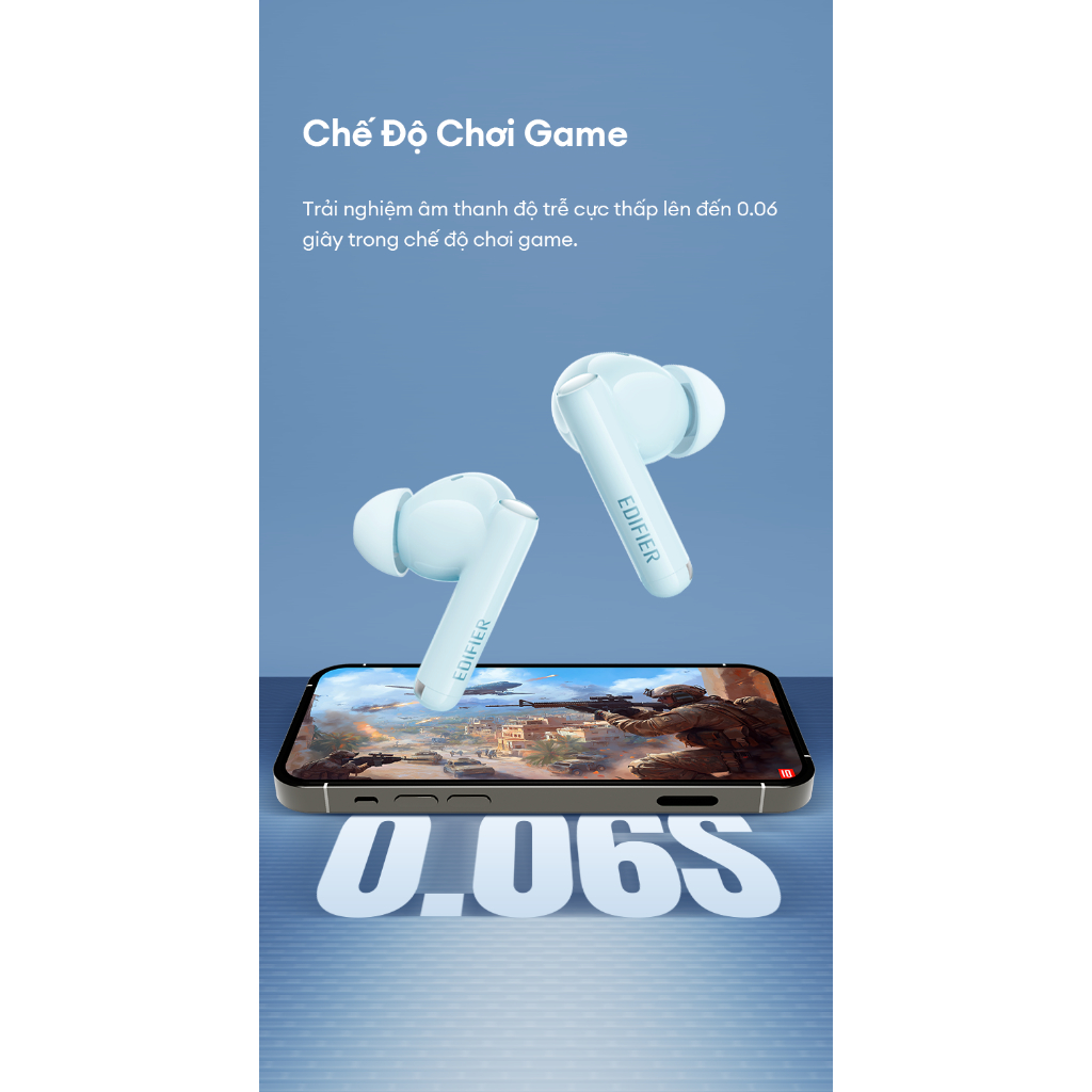 Tai Nghe Nhét Tai Bluetooth Không Dây EDIFIER X5 PRO - Chế Độ Khử Ồn - Chơi Nhạc Thoải Mái Tới 31H - 15 Tháng Bảo Hành | BigBuy360 - bigbuy360.vn