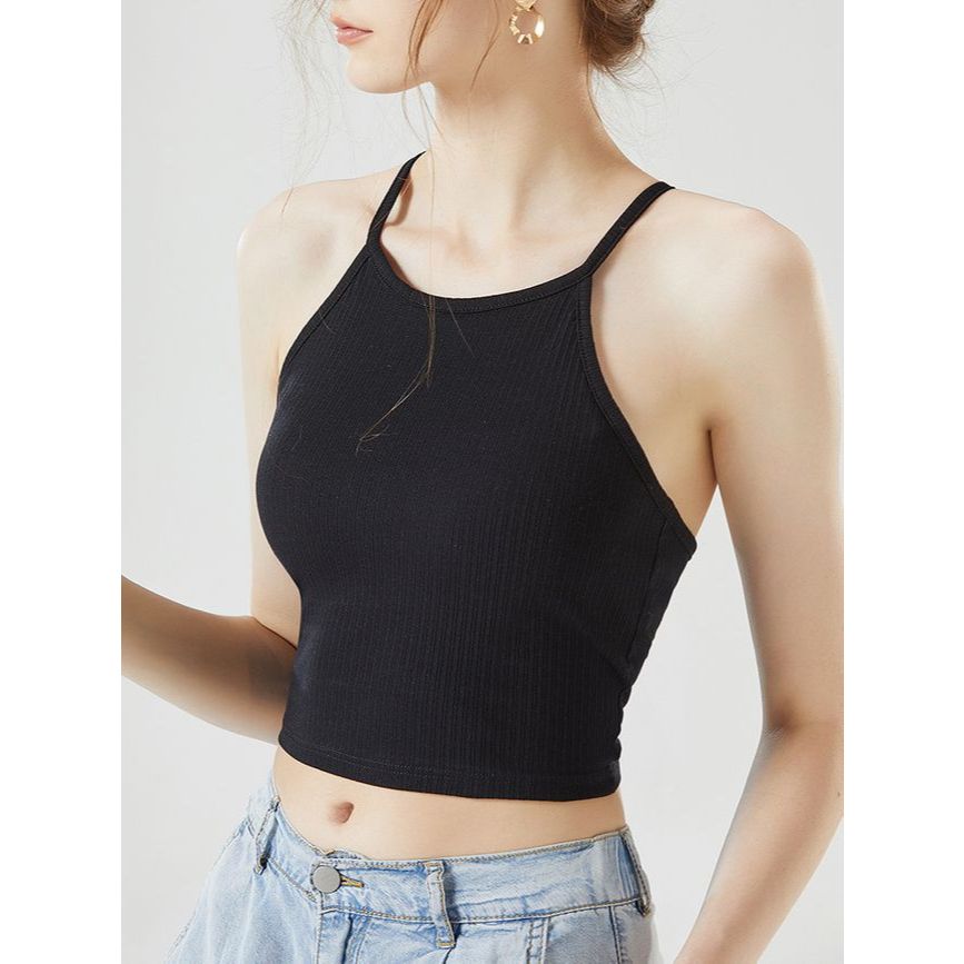 Áo Yếm Có Đệm Ngực SYLINEY Chất Liệu Cotton, Thấm Hút, Tiện Lợi, Đa Năng 2 Trong 1 AO0025