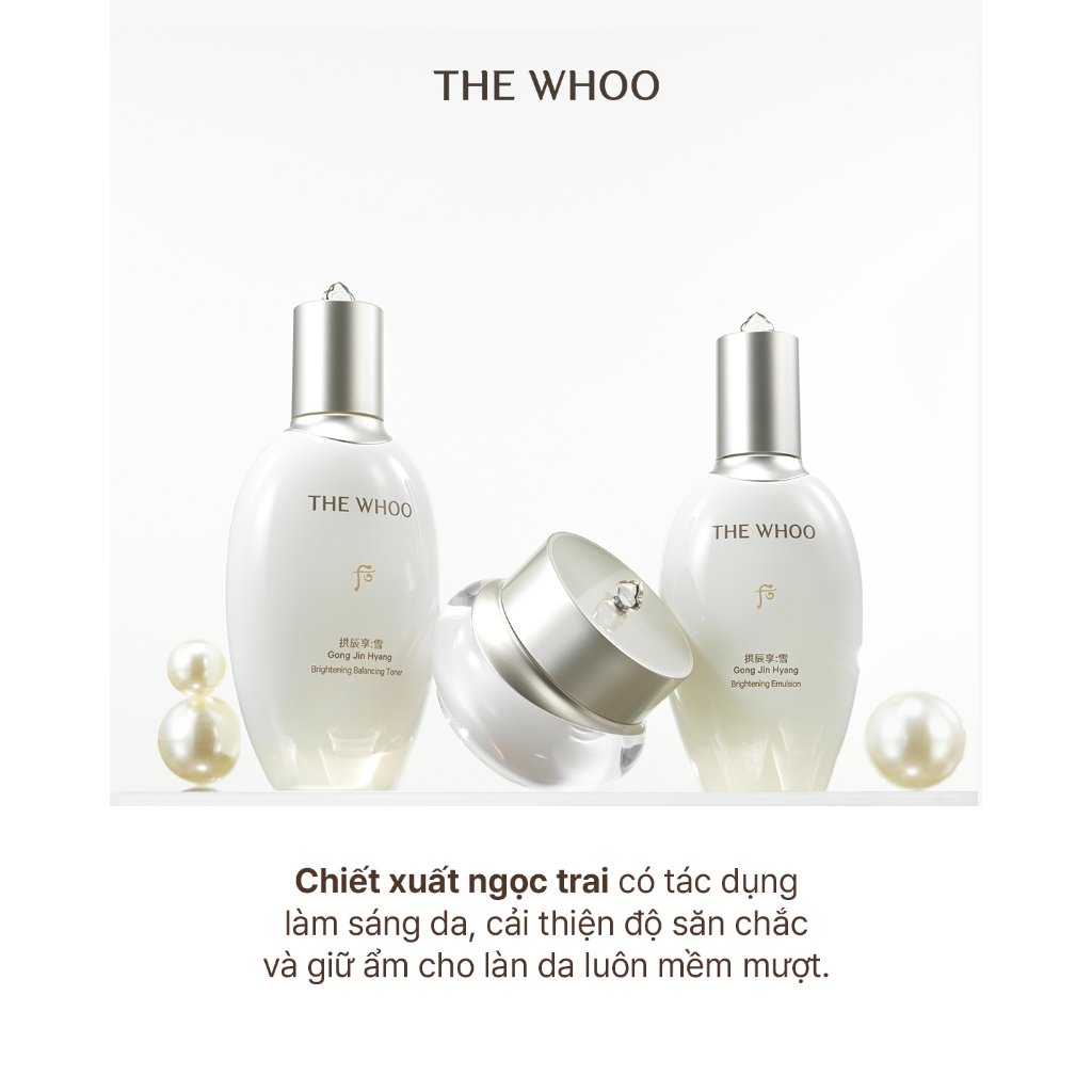 [THE WHOO OFFICIAL] Kem dưỡng sáng da THE WHOO Gong Jin Hyang Brightening Power Cream 50ml | BigBuy360 - bigbuy360.vn
