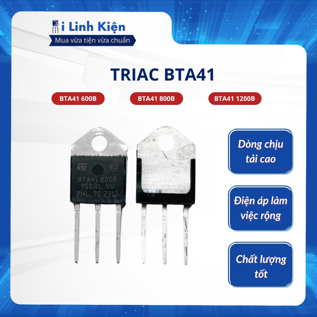 BTA41-600B BTA41-800B BTA41-1200B BTA26-600B Triac 41A chất lượng tốt.