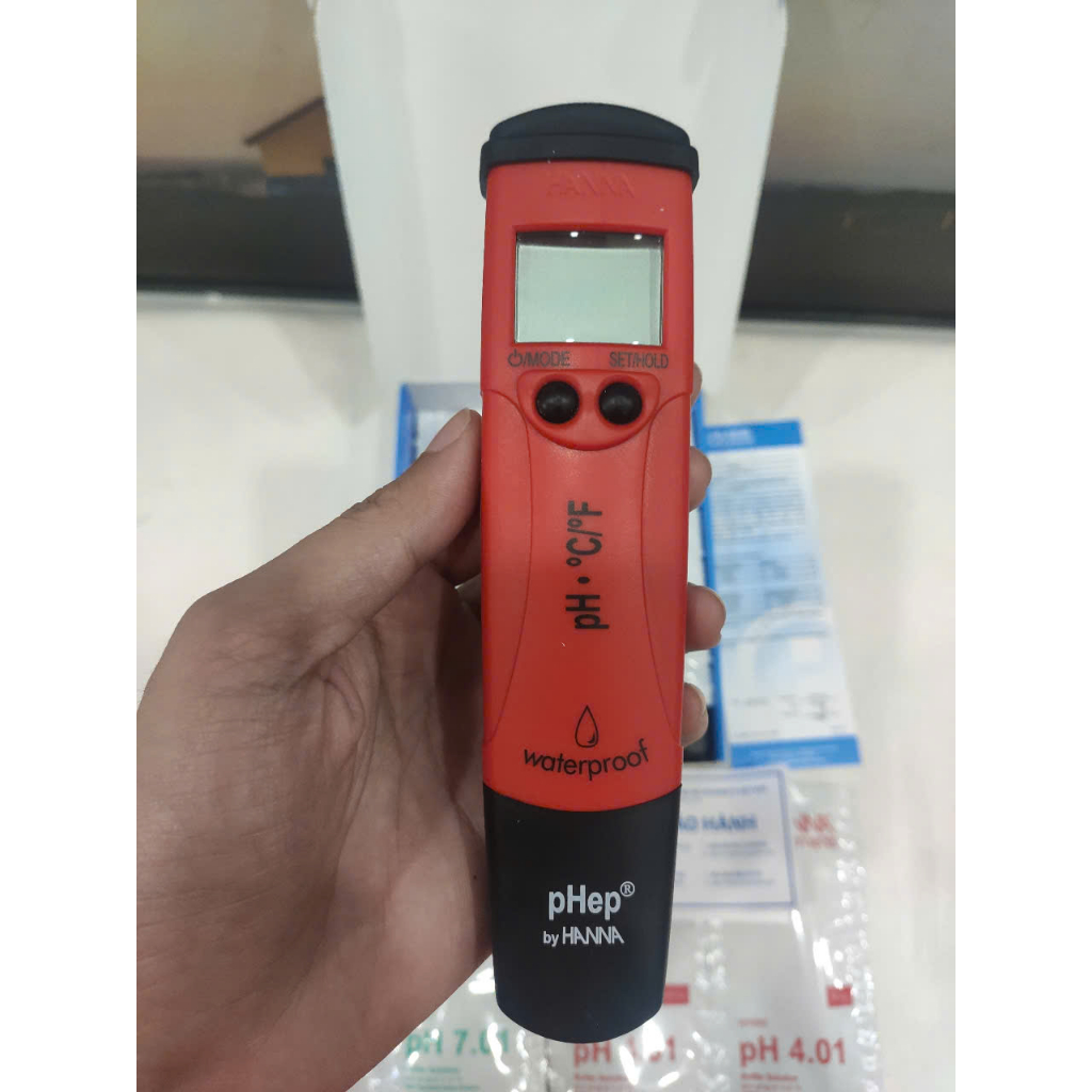 Bút đo pH nhiệt độ HANNA HI98127, độ phân giải 0.1, chống nước IP67, có VAT