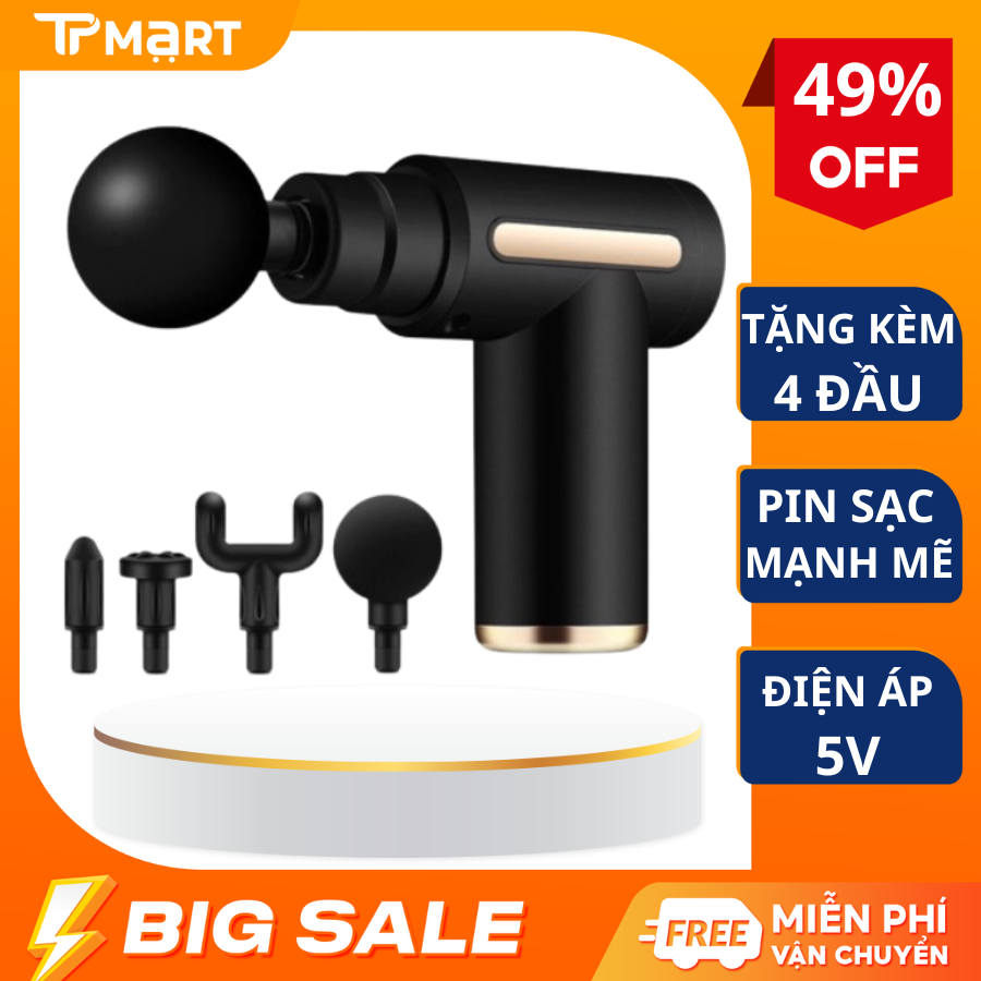 Máy Massage Cầm Tay Mini, Massage Toàn Thân 6 Cấp Độ Chữa đau nhức vai gáy đa công dụng