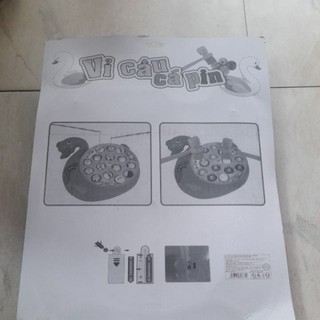 VĨ CÂU CÁ BÚA ĐẬP SỬ DỤNG PIN  2 TRÒ CHƠI (HÌNH GIAO NGẪU NHIÊN )