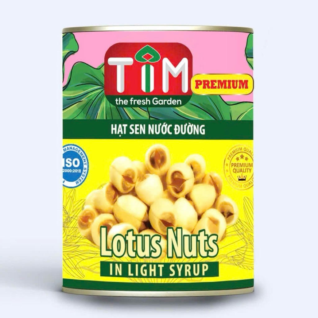 Hạt sen nước đường NIF (TIM) lon 560g