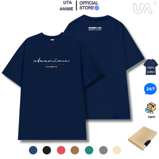 áo thun nữ local brand UTA anime chữ ký áo phông thời trang nam nữ oversize